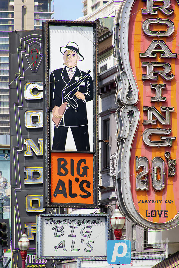 The Condor The Original Big Als And Roaring 20s Adult Strip Clubs On Broadway San Francisco R467 Photograph by Wingsdomain Art and Photography