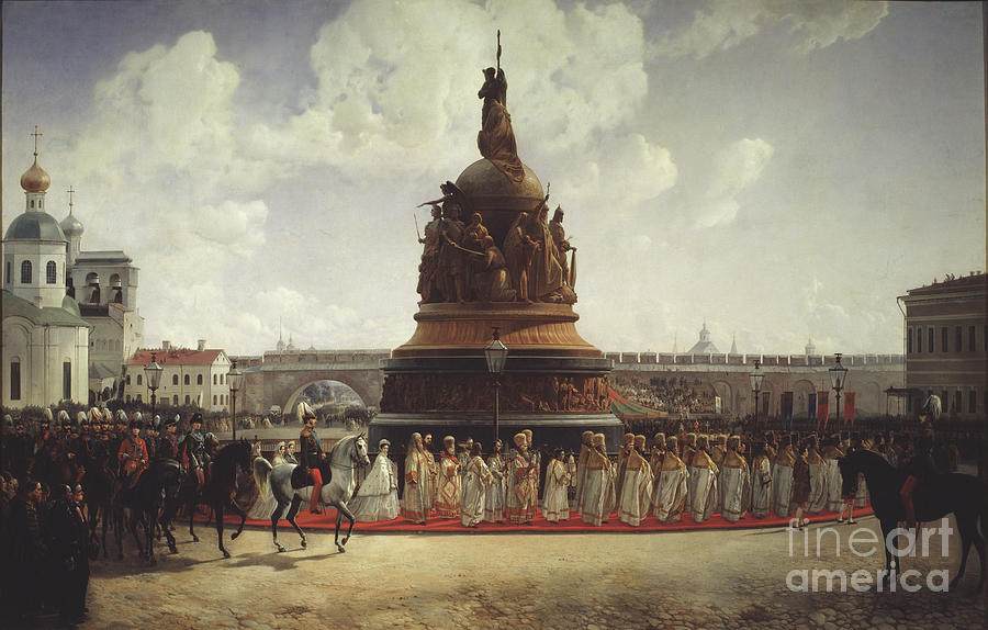 The Consecration Of The Monument Drawing by Heritage Images