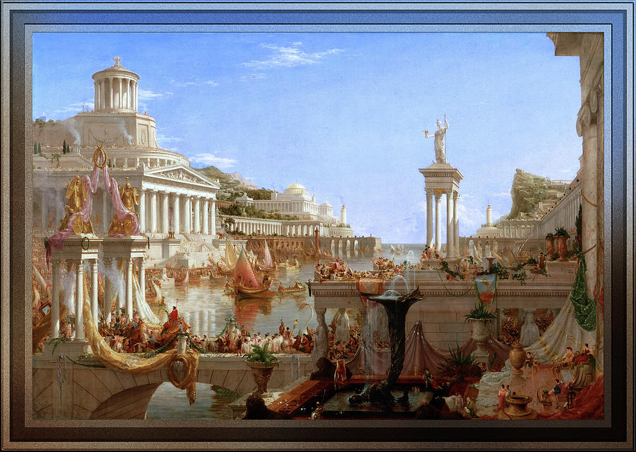 The Consummation of Empire by Thomas Cole Painting by Rolando Burbon