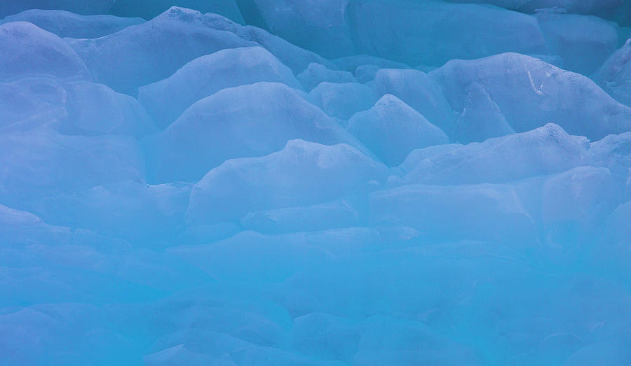 The Contours Of Ice On The Surface Of Photograph by Mint Images - Art Wolfe