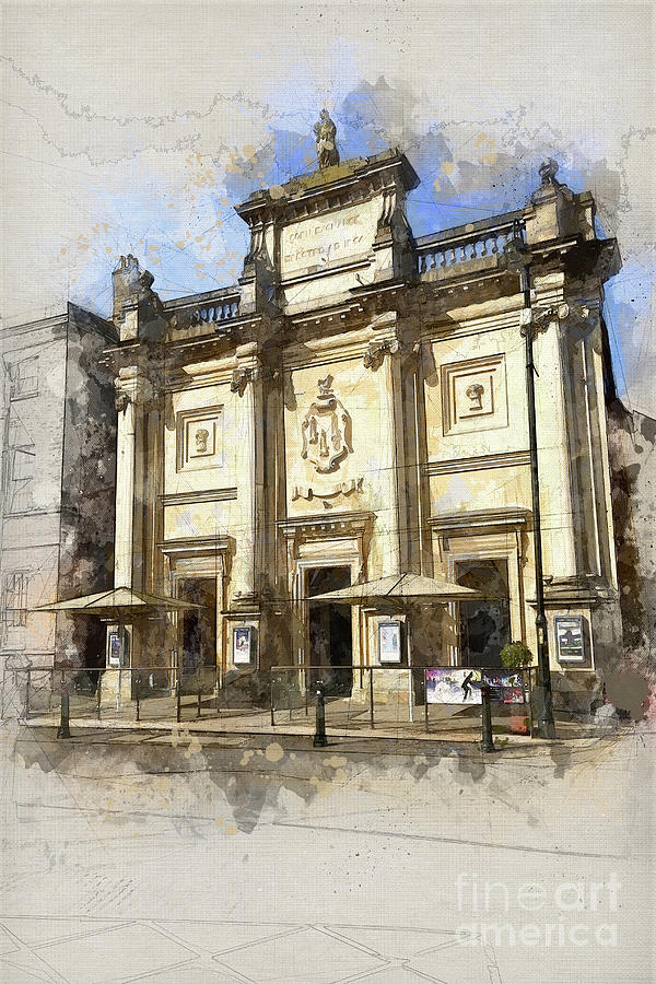 Architecture Painting - The Corn Exchange Kings Lynn by John Edwards