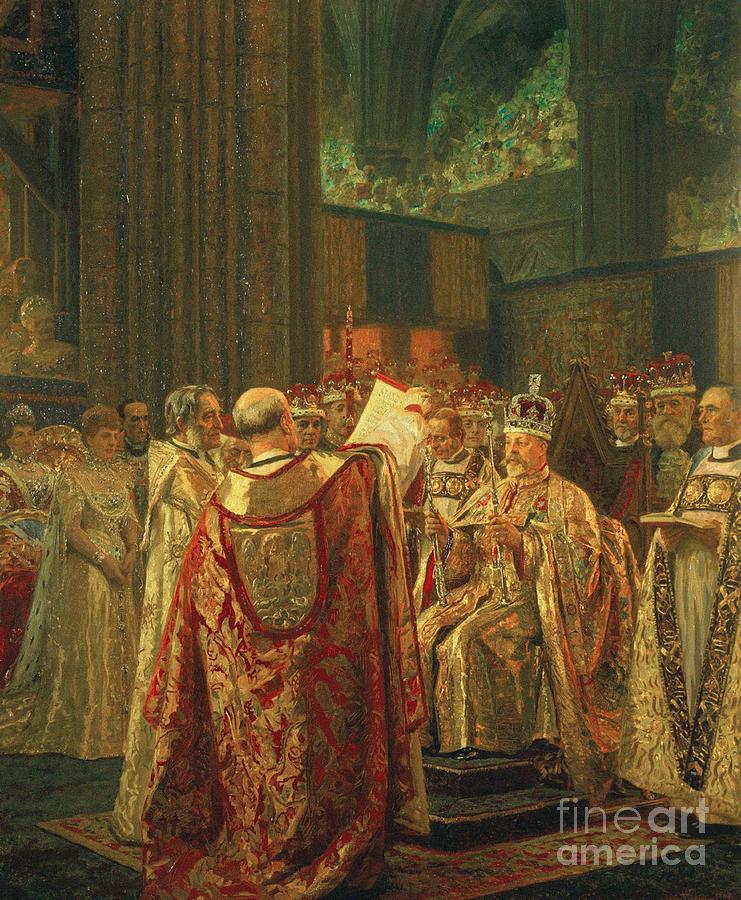 The Coronation Of King Edward Vii Drawing by Heritage Images