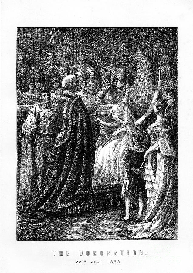 The Coronation Of Queen Victoria Drawing by Print Collector