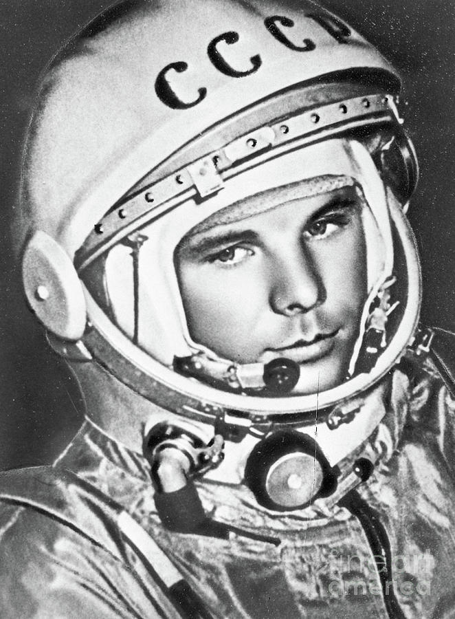 The Cosmonaut Yuri Gagarin, Photo Photograph by Russian Photographer