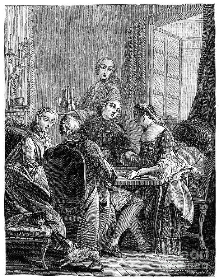 The Count In The Living Room Drawing by Print Collector