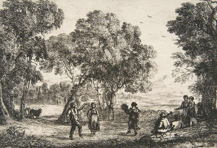 The Country Dance Relief by Claude Lorrain