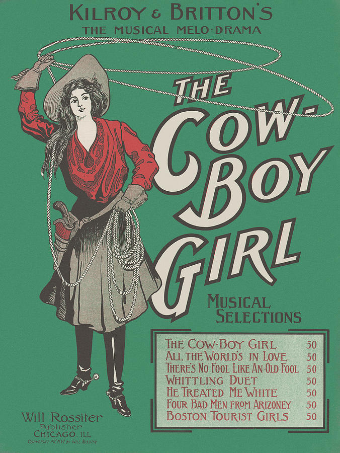 The Cow-Boy Girl Painting by Unknown