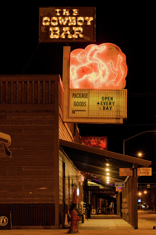 The Cowboy Bar, Pinedale, Wyoming Photograph by Julieta Belmont