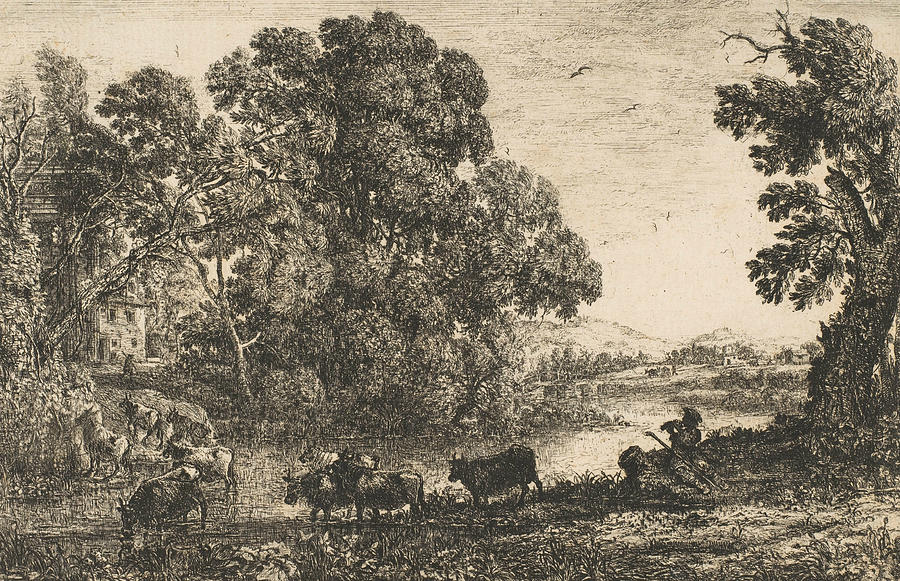 The Cowherd Relief by Claude Lorrain