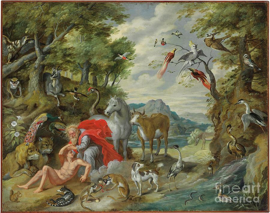 The Creation Of Adam, From The Story Of Adam And Eve by Jan The Younger