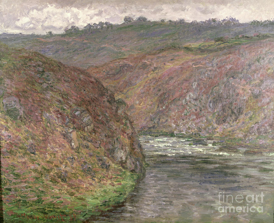 The Creuse, Dark Weather, 1889 By Claude Monet Painting by Claude Monet