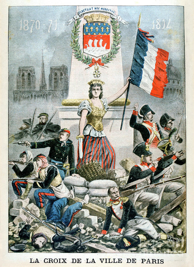 The Cross Of The City Of Paris, 1901 Drawing by Print Collector