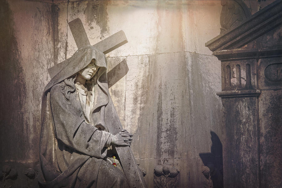 The Crosses We Bear Historic Cemeteries of Europe Photograph by Carol ...