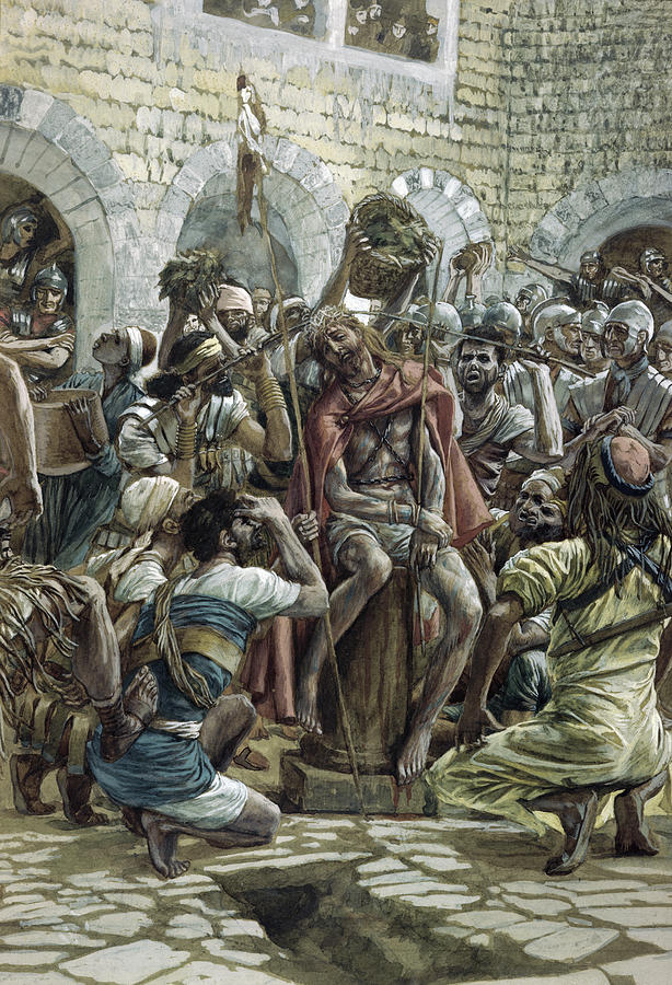 The Crown Of Thorns By Tissot Painting by Artist James Tissot