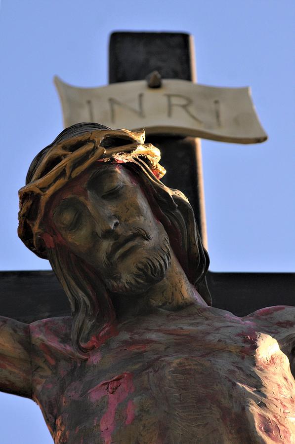 The Crucifixion at St. Joseph Church In New Orleans Photograph by Michael Hoard