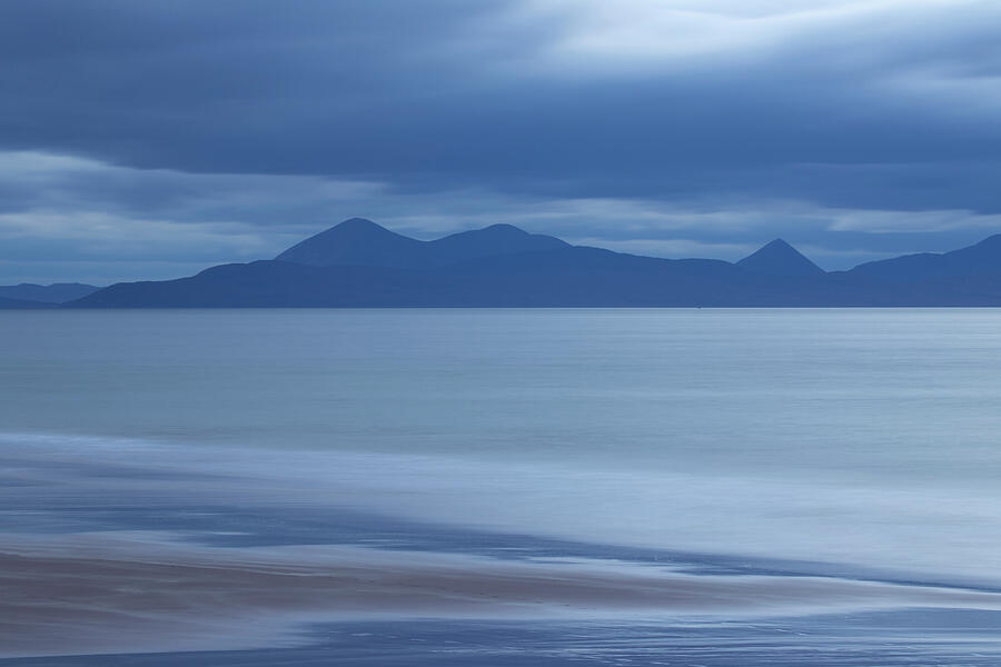 The Cuillin Ridge, Isle Of Skye From Applecross, Wester Photograph by ...