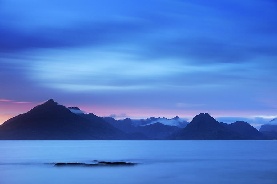 The Cuillins At Dusk Near Elgol, Isle Photograph by Sara winter The Cuillins At Dusk Near Elgol, Isle Photograph by Sara winter
