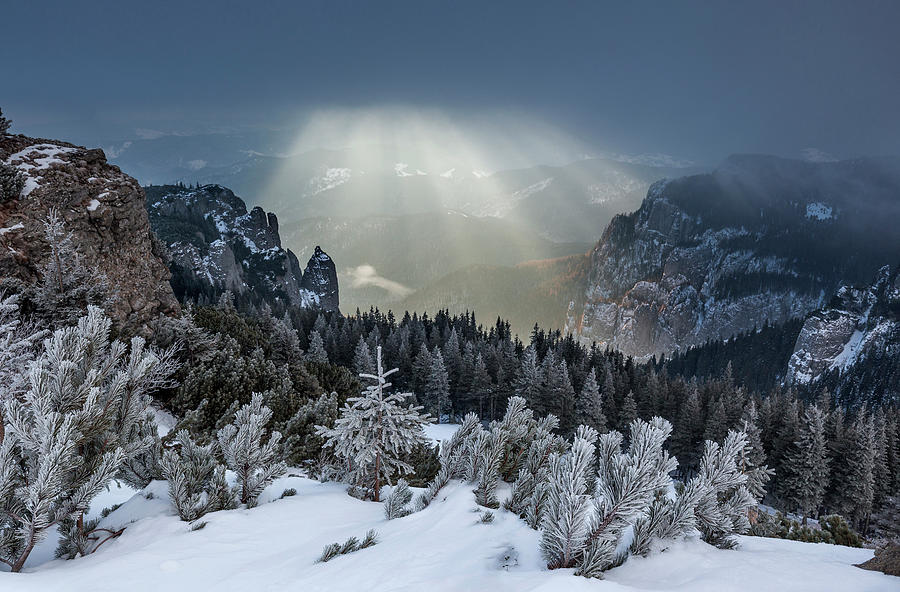 Mountain Photograph - The Curtain by Lazar Ioan Ovidiu