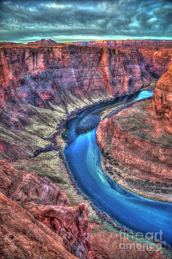 The Curve Horseshoe Bend Colorado River Art Photograph by Reid Callaway