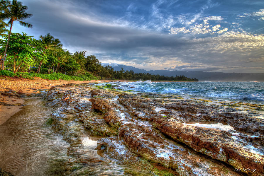 The Curve North Shore Lava Rocks Oahu Hawaii Collection Art Photograph By Reid Callaway