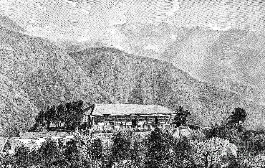 The Cussillani Hacienda, Yungas Drawing by Print Collector