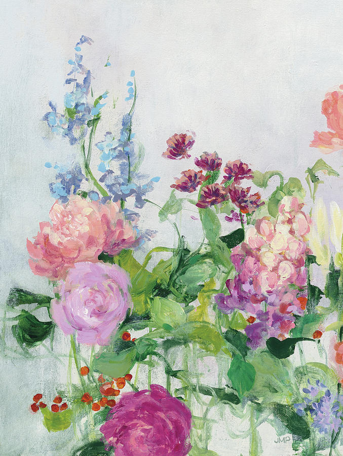 Flower Painting - The Cutting Garden II by Julia Purinton