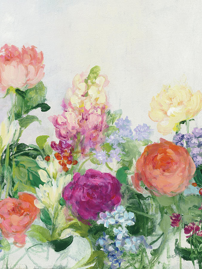 Flower Painting - The Cutting Garden IIi by Julia Purinton