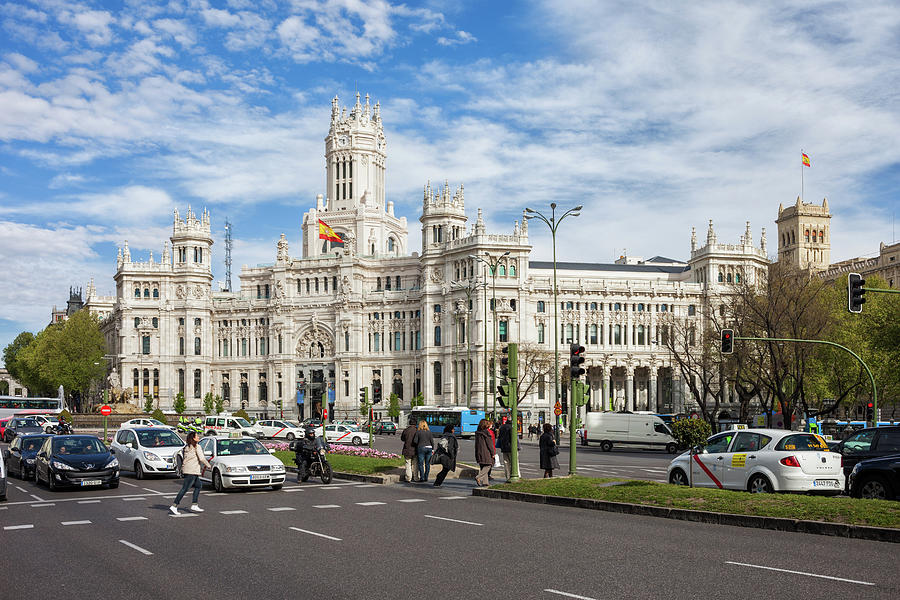 The Cybele Palace in Madrid Photograph by Artur Bogacki