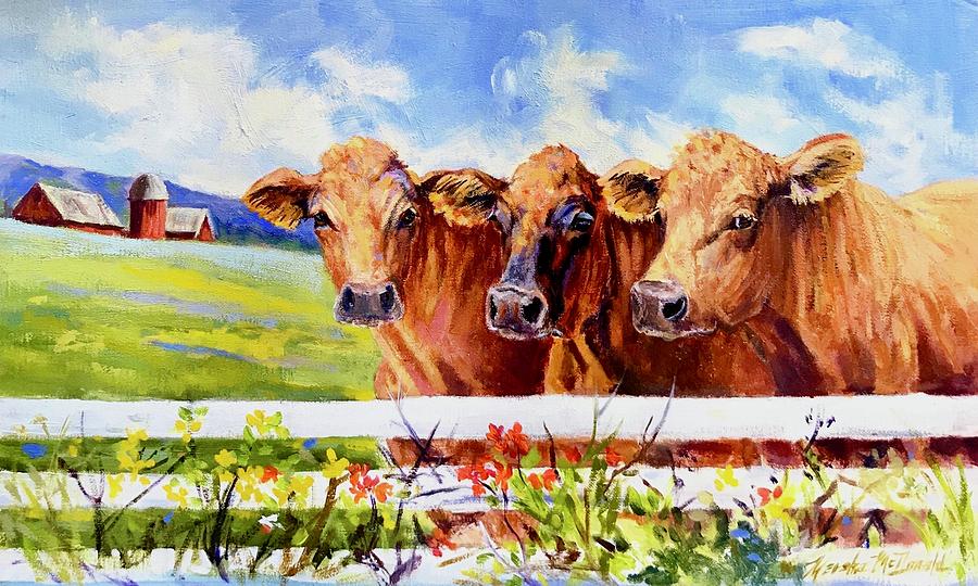 The Dairy Queens Painting By Marsha Mcdonald Fine Art America