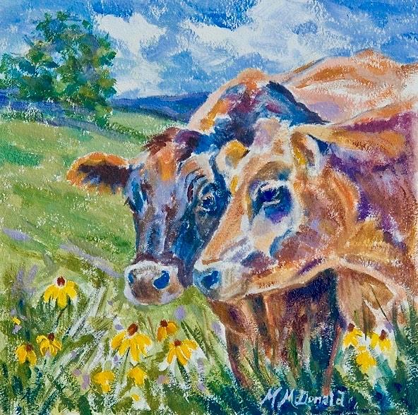 The Dairy Queens Painting By Marsha McDonald Fine Art America