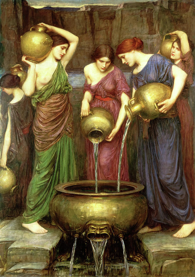 The Danaides, 1903 Painting by John William Waterhouse