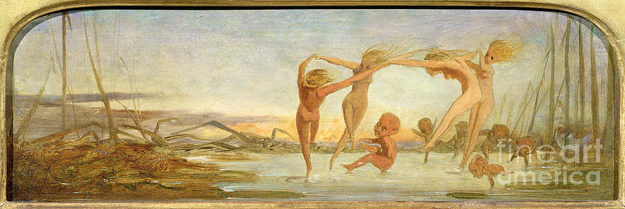 The Dance Of The Pixies Painting by Richard Doyle