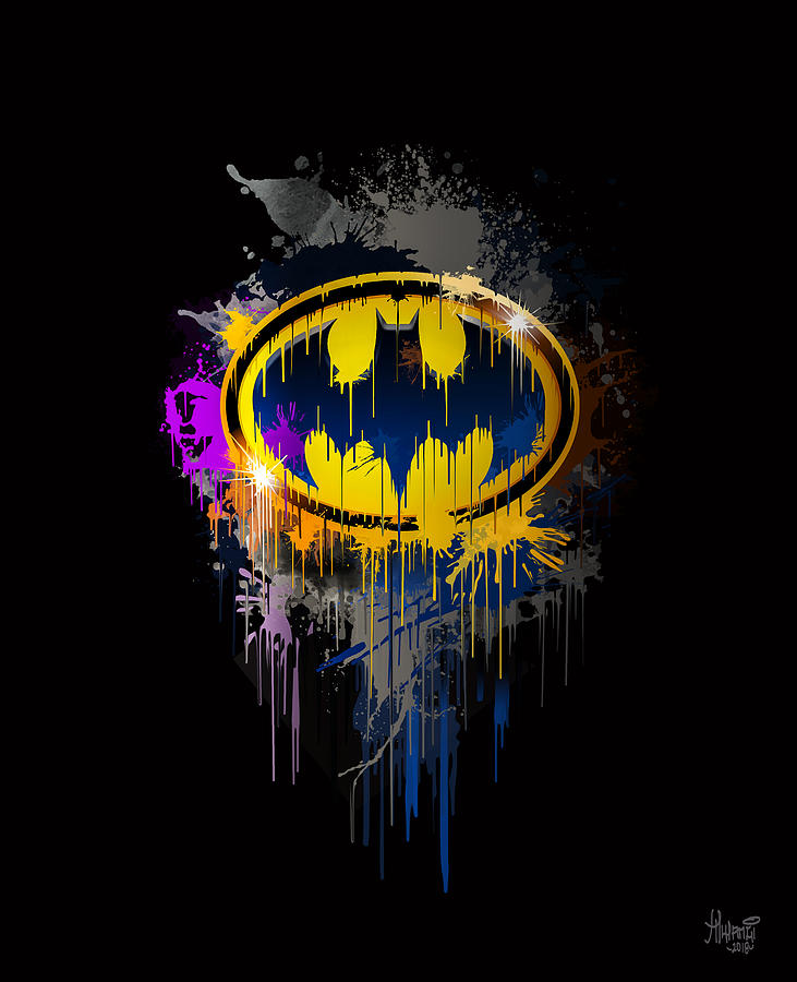 The Dark Knight of Gotham Painting by Anthony Mwangi