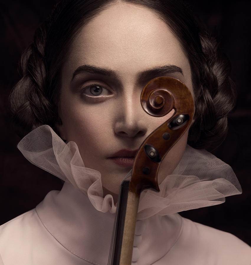 The Dark Violinist Photograph by Peyman Naderi