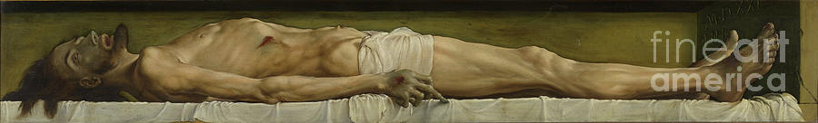The Dead Christ, 1521 Painting by Hans Holbein The Younger