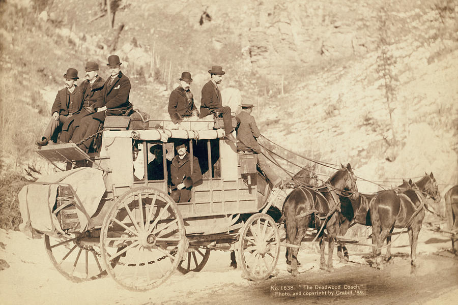 The Deadwood Coach Painting by John C.H. Grabill
