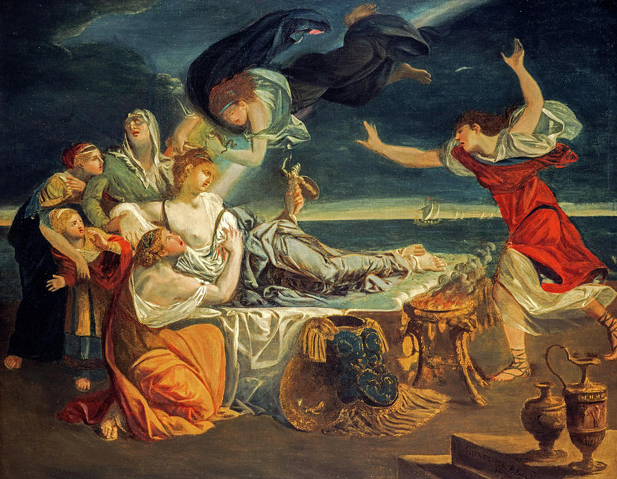 Queen Painting - The Death of Dido, 1778 by Alexander Runciman