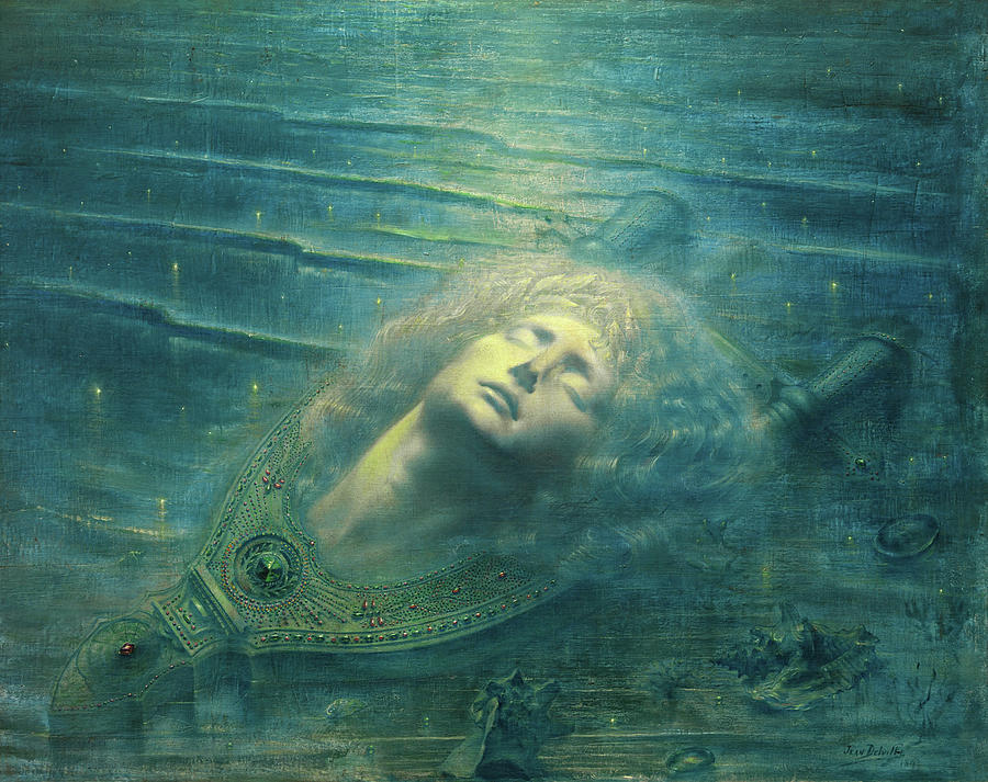 Greek Painting - The Death of Orpheus, 1893 by Jean Delville