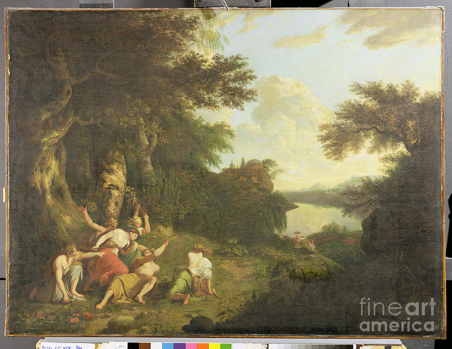 The Death Of Orpheus, C.1770 Painting by Thomas Jones - Pixels