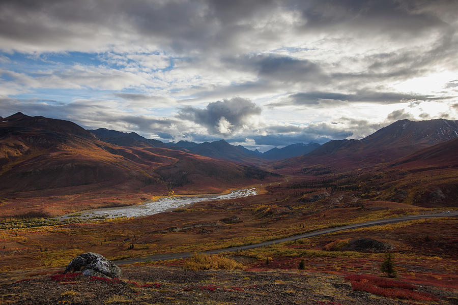 The Dempster Highway And Klondike Photograph by Robert Postma / Design Pics