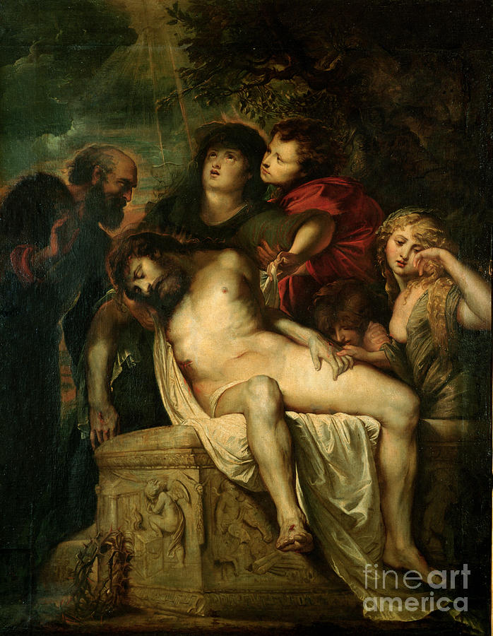 Peter Paul Rubens Painting - The Deposition, 1602 by Peter Paul Rubens