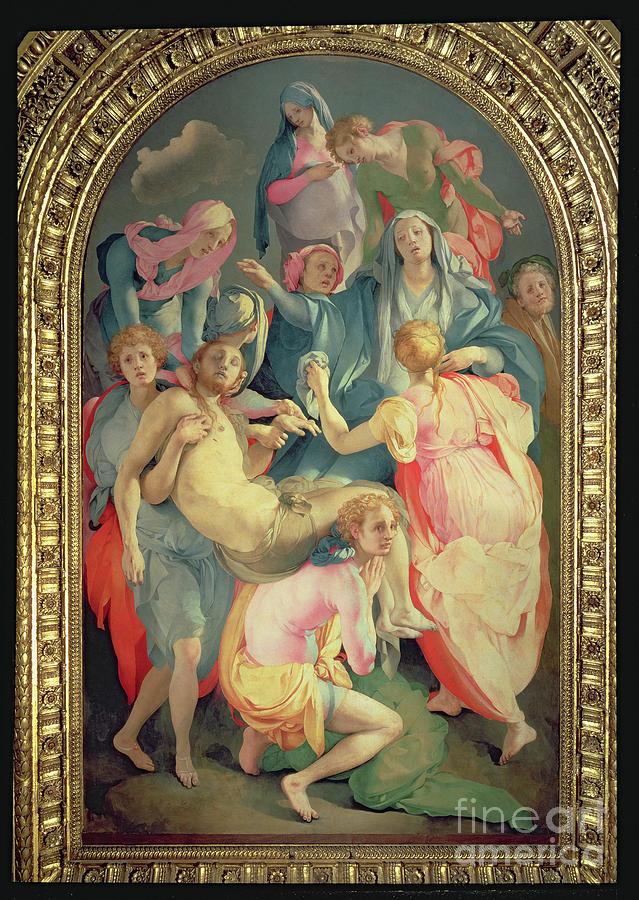 The Deposition Of Christ, 1525-28 Painting by Jacopo Pontormo