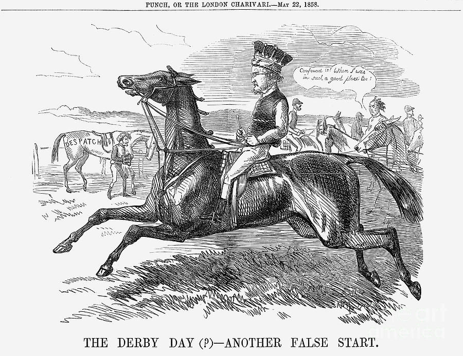 The Derby Day - Another False Start Drawing by Print Collector