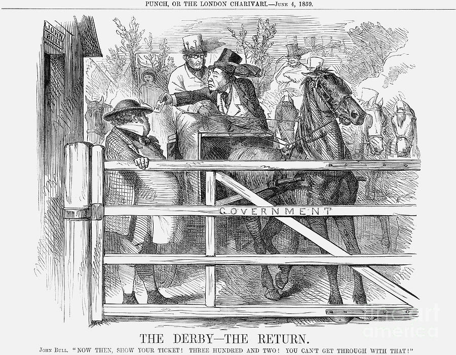 The Derby - The Return, 1859 Drawing by Print Collector