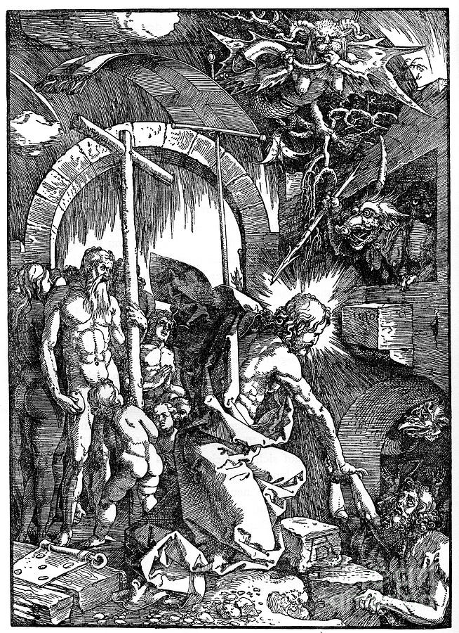 The Descent Of Christ Into Limbo, 1510 Drawing by Print Collector