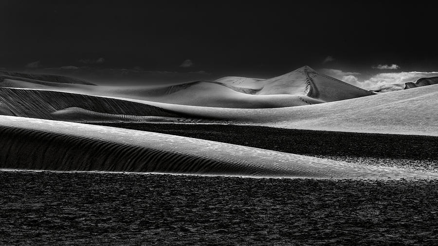 Black And White Photograph - The Desert World by Michel Guyot