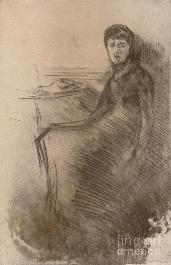 The Desk, C1870, 1904 Drawing by Print Collector