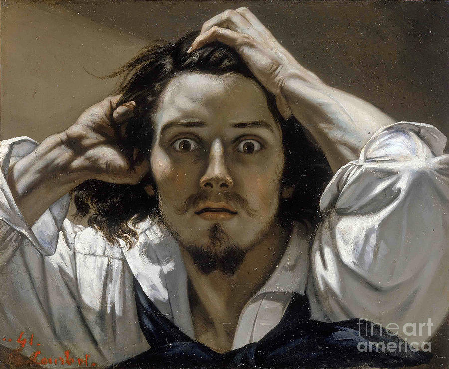 The Desperate Man Self-portrait. Artist Drawing by Heritage Images
