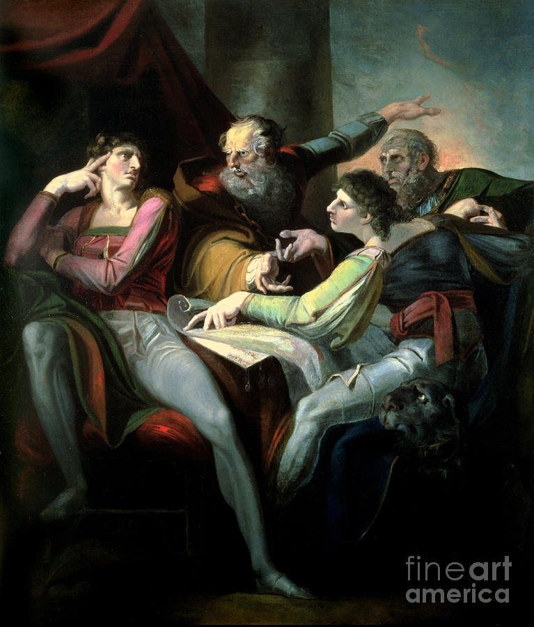 The Dispute Between Hotspur, Worcester, Mortimer And Glendower, 1784 Painting by Henry Fuseli