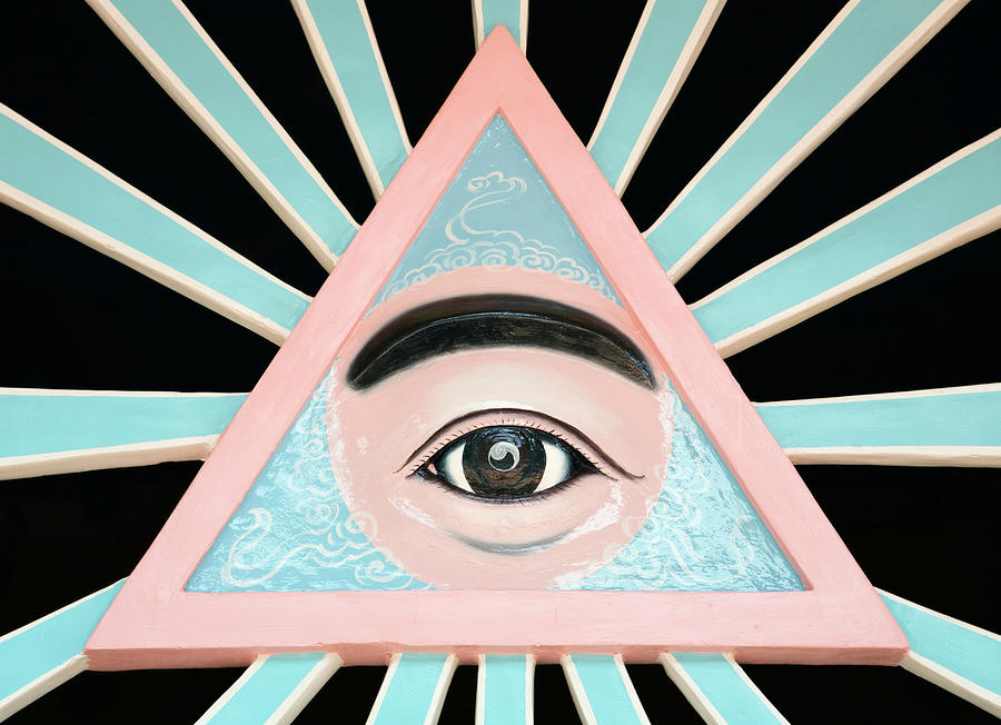 Image Digital Art - The Dive Eye Symbol by Paul Panayiotou